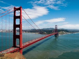 Car fire shuts down traffic on Golden Gate Bridge